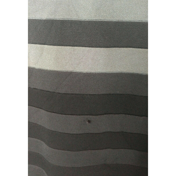 French Connection Sheath Bodycon Pencil Dress 10 Gray Black Ombre Knit - Picture 6 of 6